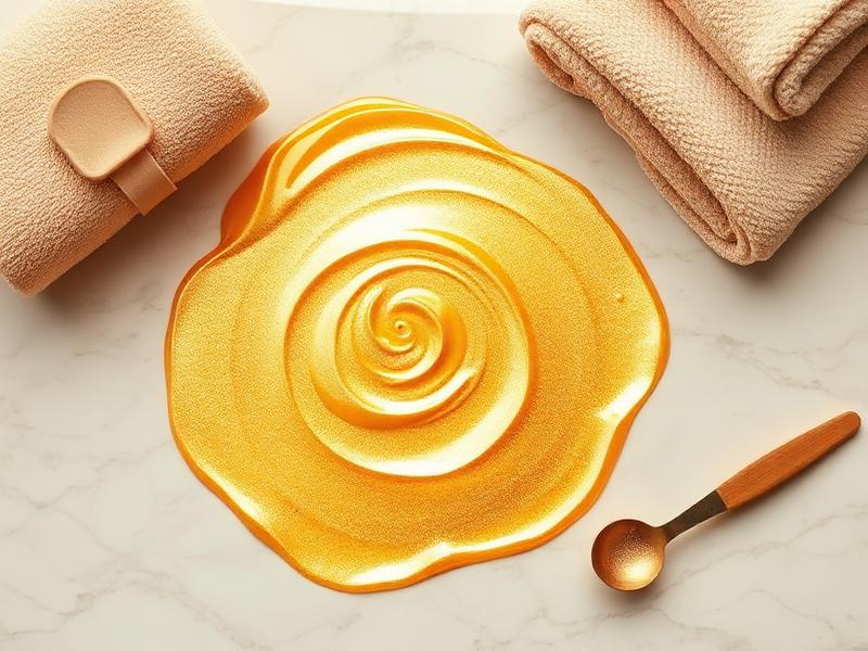 Luxuriöse Goldmaske