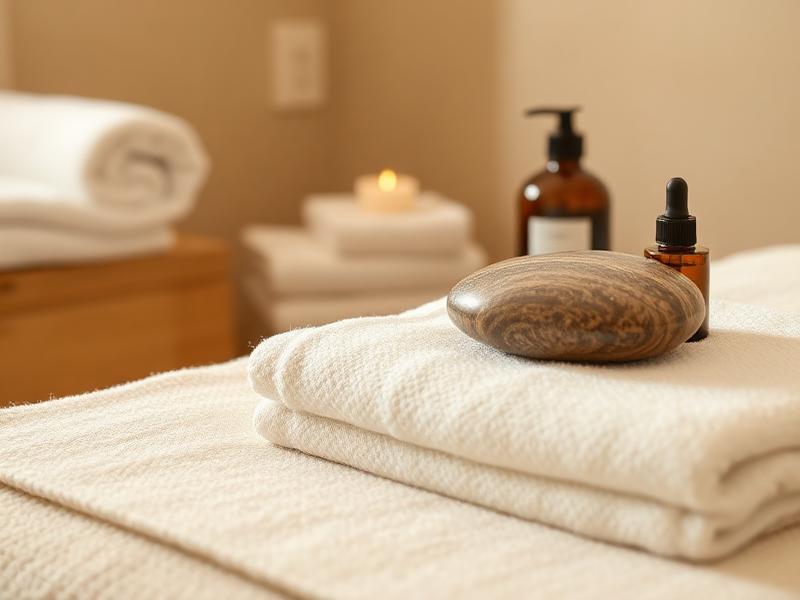 Entspannende Gesichtsmassage